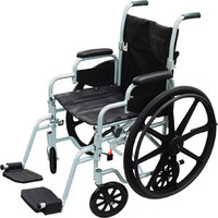 PolyFly High Strength Lightweight Wheelchair, Black