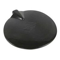 3" Round Carbon Electrode, Black