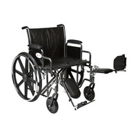 K7 Wheelchair with Removable Desk Arms and Elevating Legrests, 22"