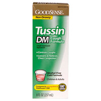 Tussin DM Cough Syrup for Children and Adults, 8 oz.