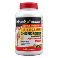 Glucosamine Chondroitin Plus Vitamin D3 2000IU Capsules, 160 Count