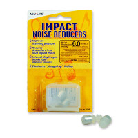 Impact Noise Reducer Ear Plugs, 6 db.