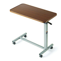 AutoTouch Overbed Table, 30" x 15" x 3/4", 29" to 45"