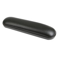 Fixed Height Conventional Desk Length Arm Pad, Black Vinyl Upholstery