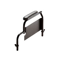 Fixed Height Conventional Desk Length Armrest Kit, Left, Black Vinyl Upholstery