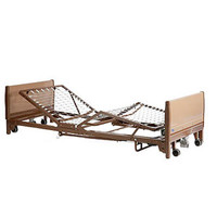 Low Bed Package, Includes 5410LOW FullElectric Low Bed, 5185 Innerspring Mattress, 6632 Assist Rails