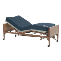 IVC Full Electric Bed Package with Solace Prevention Foam Mattress, 15"  23" Bed Height, 350 lb. Capacity