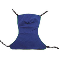 Reliant Full Body Solid Fabric Sling without Commode Opening, Large, Green, Polyester/Nylon