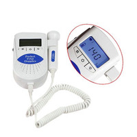 Portable Fetal Doppler with Speaker and Backlit LCD Display