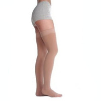 Juzo Soft 2030mmHg Thigh With Silicone Border, Open Toe, Regular, Size 4, Beige