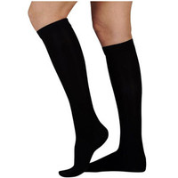 Dynamic ThighHigh with Silicone Border, 3040, Full Foot, Short, Black, Size 3
