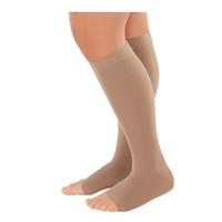 Dynamic KneeHigh with 5 cm Silicone Border, 4050, Petite, Open, Beige, Size 6