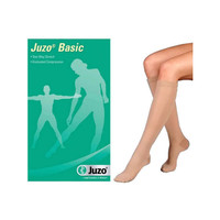 JUZO Basic Knee High, 1520, Full Foot, Beige, Size 2