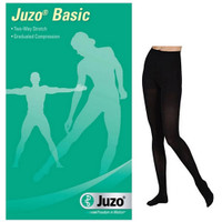 Juzo Basic Pantyhose, 2030, Full Foot, Black, Size 4
