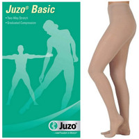 Juzo Basic Pantyhose, 2030, Full Foot, Beige, Size 4