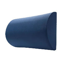 Super Compressed Posture Support Half Roll Pillow, 141/2" x 8" x 41/2" Thickness