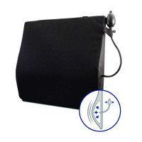 Avir Wheelchair Back Cushion with Adjustable Lumbar Support, 16"