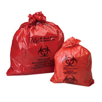 Biohazardous Bag, 1.5 mL, 23 x 23, Red