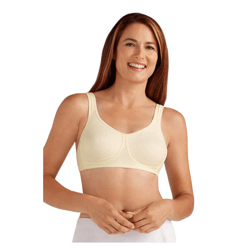 Amoena Mona WireFree Bra, Soft Cup, Size 36C, Champagne Ref