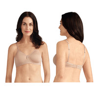 Amoena Lara WireFree Bra, Soft Cup, Size 36B, OffWhite Ref# 5275236BOW