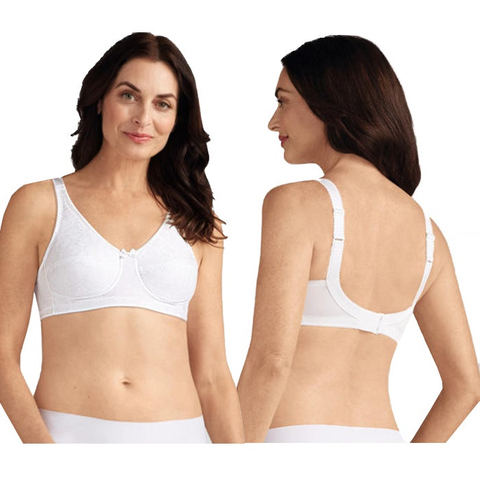 Amoena Bella WireFree Bra, Soft Cup, Size 36B, White Ref# 5211436BWH