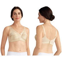 Amoena Nora WireFree Bra, Soft Cup, Size 44B, White Ref