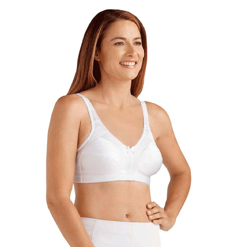 Amoena Ava WireFree Bra, Soft Cup, Size 48B, White Ref# 5211548BWH - MAR-J  Medical Supply, Inc.