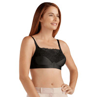 Amoena Isabel Camisole WireFree Bra Soft Cup, Size 34A, Black Ref# 5211834ABK