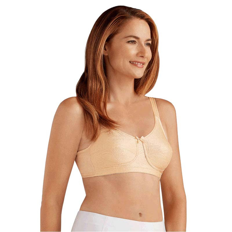 Amoena Dorothy WireFree Bra, Soft Cup, Size 32A, Pearl Beige Ref