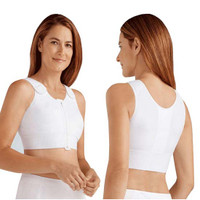 Amoena Patricia Compression Vest, PostSurgical, Size 38(B/C), White Ref# 52863N38BCWH