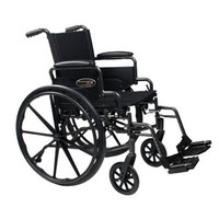 Traveler L4 Folding Wheelchair with Elevating Legrest, 16" x 16" Seat