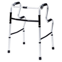 Lumex Uprise Onyx Folding Walker, Aluminum