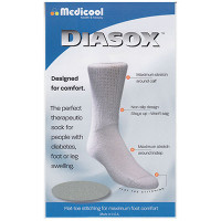 Diabetic Socks White, Small