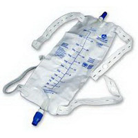 Urinary Leg Bag with TwistTurn Valve and Straps, Large 900 mL