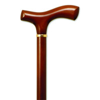Men's Fritz Handle Cane, Brown Stain, 36"  37"