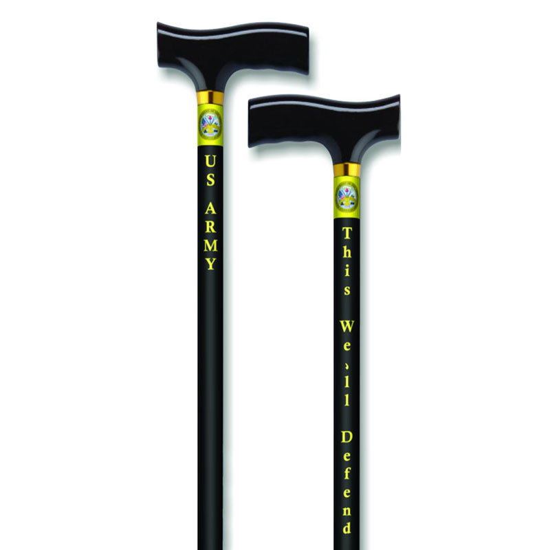 Straight Cane with Fritz Handle, US Army - MAR-J Medical Supply, Inc.