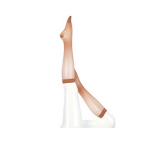 Mediven Sheer & Soft Calf, 1520 mmHg, Closed Toe, Natural, Size 1