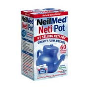 NasaFlo Neti Pot with Premixed Packets