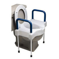 Extra Wide TallEtte Elevated Toilet Seat with Aluminum Legs