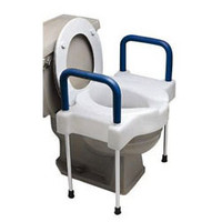 Ableware TallEtte Extra Wide Toilet Seat with Steel Frame