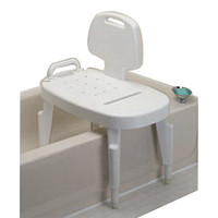 Bath Safe Adj Transfer Bench, Brown Box