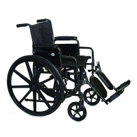 Economy Detachable Arm Wheelchair with Elevating Legrest