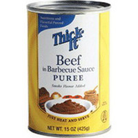 ThickIt Beef in BBQ Sauce Puree 15 oz. Can