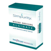 Simpurity Silver Alginate 2" x 2" Pad