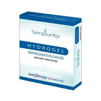 Safe N Simple Simpurity Impregnated Hydrogel Gauze 2" x 2"