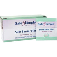 Skin Barrier Film Wipes, 2" x 2", Alcohol