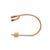 Gold 2Way SiliconeCoated Foley Catheter 12 Fr 5 cc