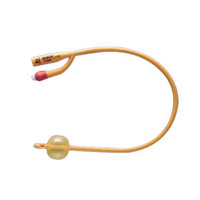 Gold 2Way SiliconeCoated Foley Catheter 12 Fr 30 cc