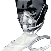 Adult Oxygen Mask w/Soft Anatomical Form,Each