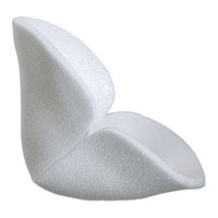 Mepilex Heel 5" x 8" (13 x 20cm) SelfAdherent, Soft Silicone Absorbent Foam Dressing